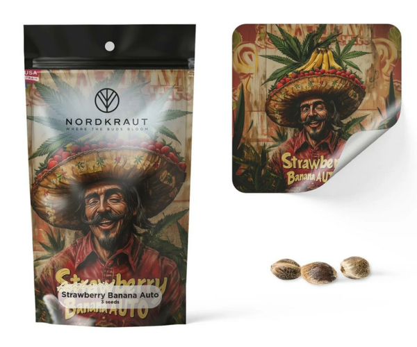 Samen 3x X Strawberry Banana Auto Nordkraut